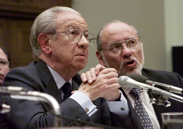 O ex-presidente do COI, Juan Antonio Samaranch, durante audiência em Washington em dezembro de 1999; Samaranch morreu em 2010 (Crédito: Joe Marquette - 15.dez.1999/Associated Press)