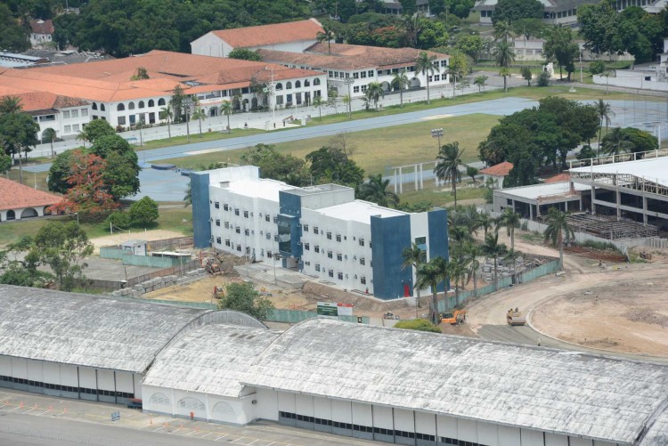 Imagem aérea da Universidade de Força Aérea, em Deodoro (Divulgação)